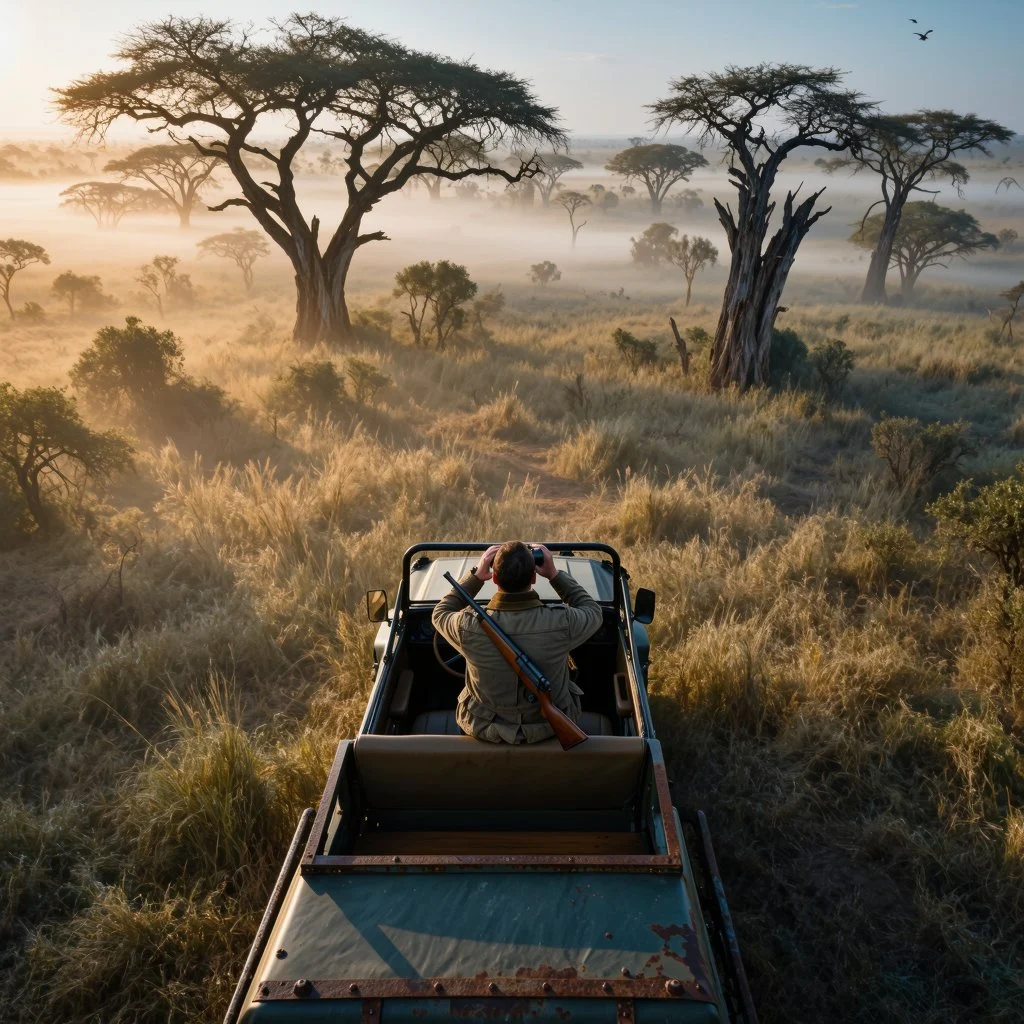 Hunter in South Africa