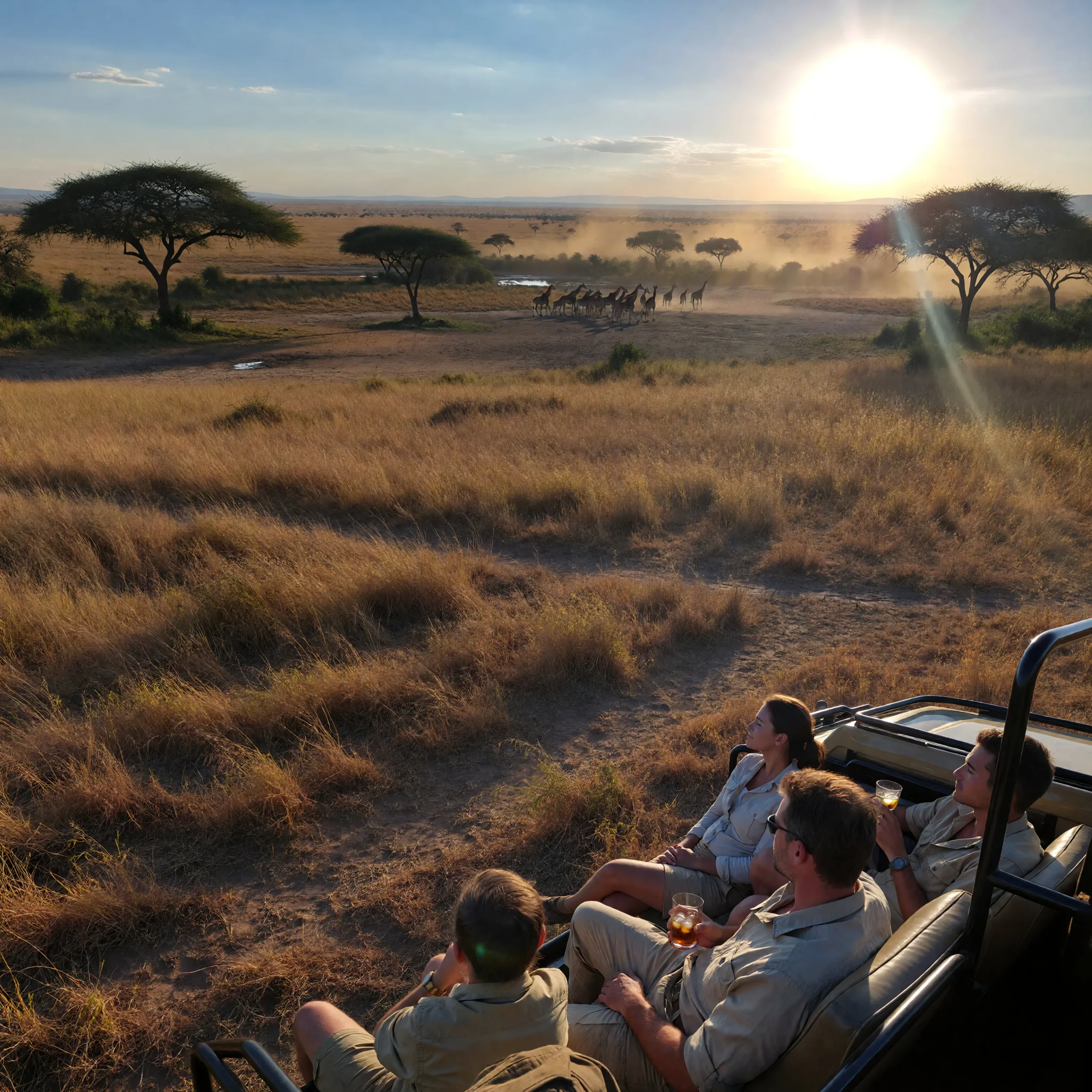 South African safari hunting landscape